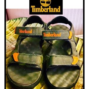 Timberland Boys' PERKINS Sandals with Orange Accents